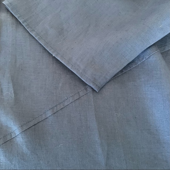 Ulla Popken Dusty Blue Linen Relaxed Fit Shirt 20/22 - Picture 11 of 16